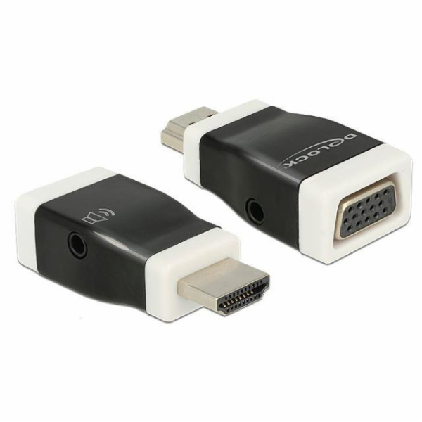DeLOCK adaptér HDMI-A samec > VGA samice