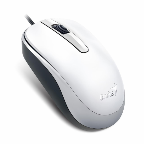 GENIUS myš DX-120, drátová, 1200 dpi, USB, bílá