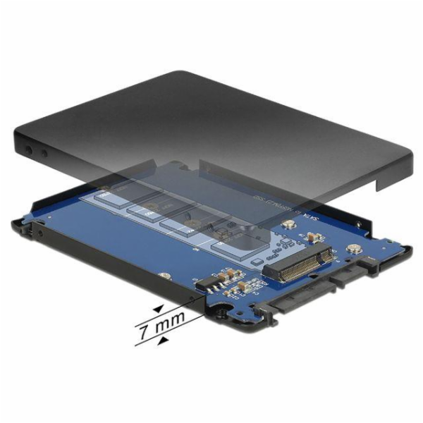 DeLOCK "2.5"" SATA 22 Pin > M.2 NGFF, Serial ATA Controller"