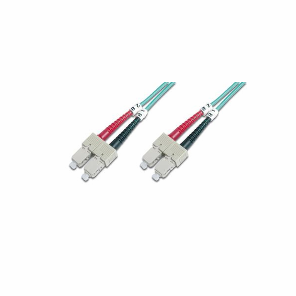 Digitus Fiber Optic Patch Cord, SC to SC Multimode 50/125...