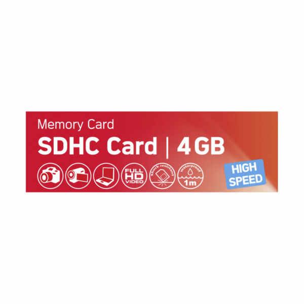 AgfaPhoto SDHC karta 4GB High Speed Class 10 UHS I