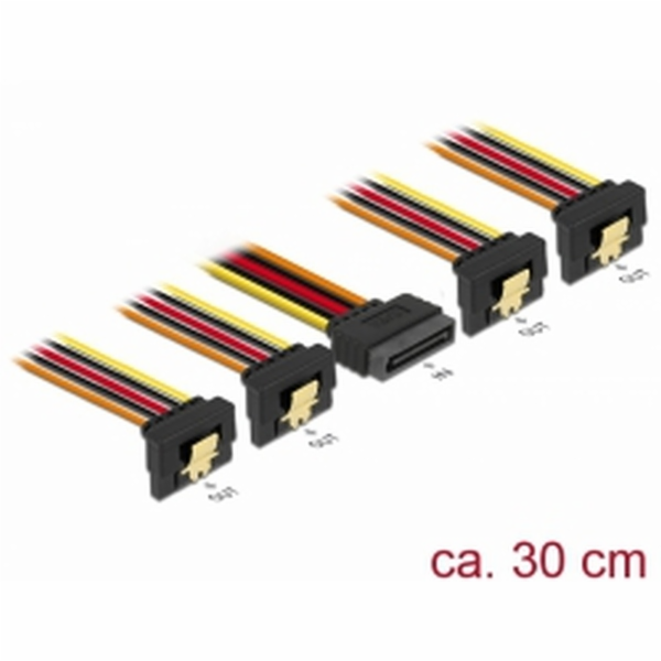 Delock Kabel SATA 15 pin napájecí samec s aretací > SATA ...