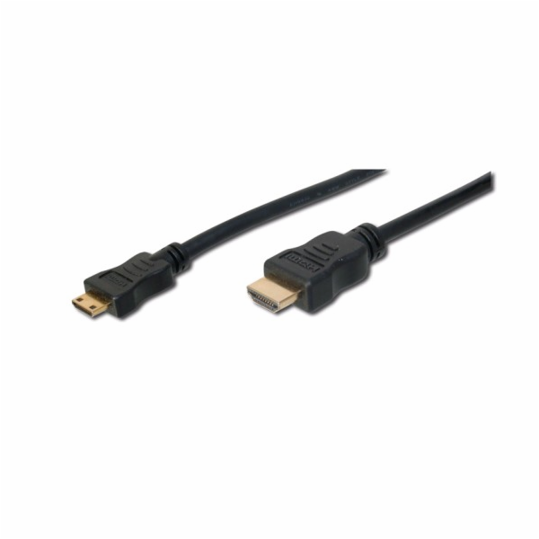 Digitus HDMI 1.3 / 1.2 (C to A) připojovací kabel 3 m , p...