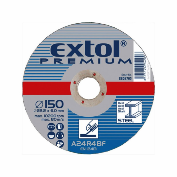 EXTOL 8808700 kotouč brusný na ocel, 11