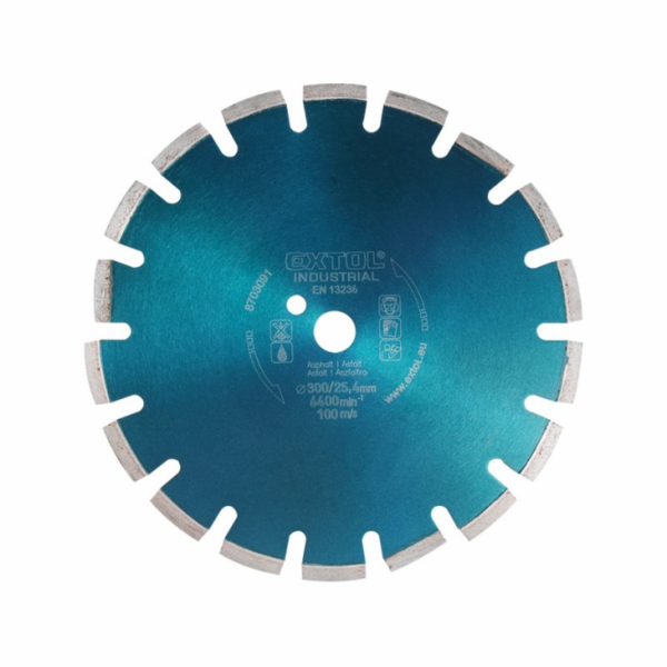 Kotouč diamantový řezný segmentový na ASFALT, 400x25,4mm,...