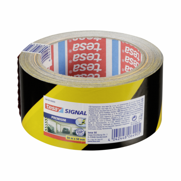Tesa Signal Premium Marking Tape yellow/black
