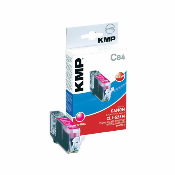 KMP C84 cartridge cervena kompatibilni s Canon CLI-526 M