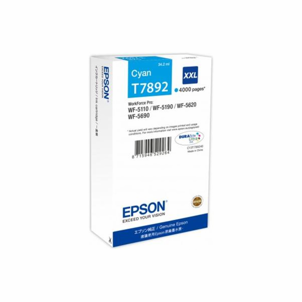 Epson DURABrite Ultra Ink XXL cartridge modra T 7892
