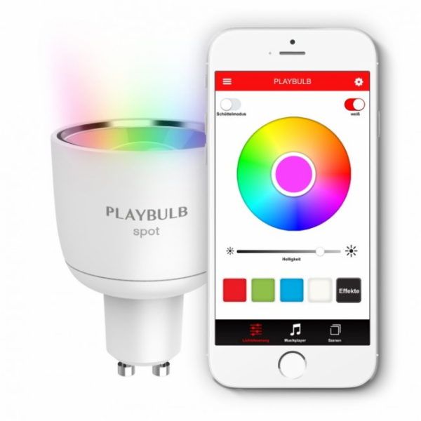 MiPow Playbulb Smart GU10, 4W, RGB, bílá (BTL203)