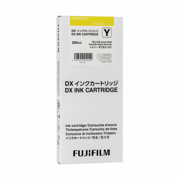 Fujifilm DX Ink Cartridge 200 ml zluta