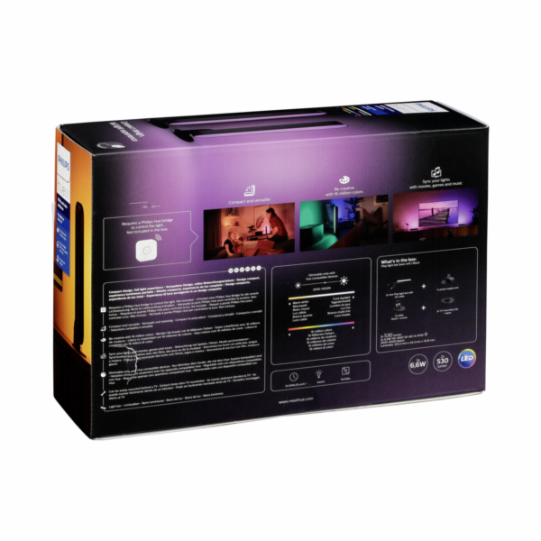 Philips Hue Play Lightbar dvojbaleni LED cerna