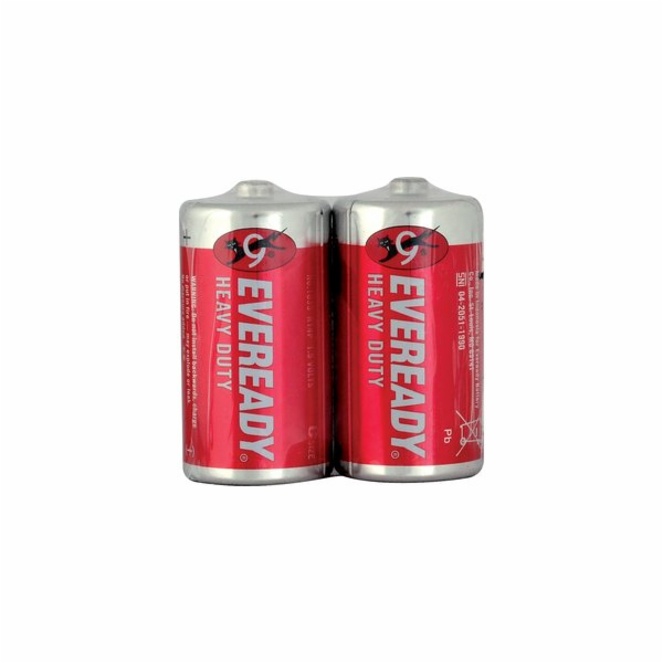 Baterie malé mono Eveready (vel. C ve fólii) 2ks