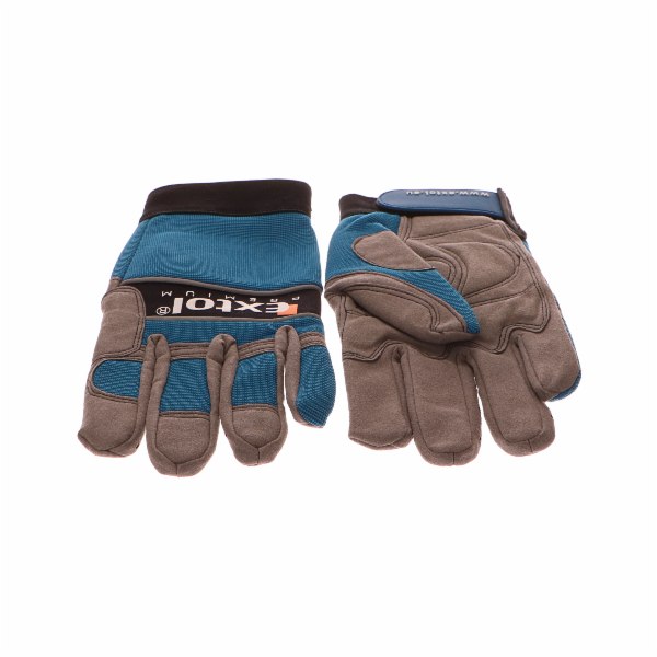 Rukavice pracovní polstrované, L/10" EXTOL-PREMIUM