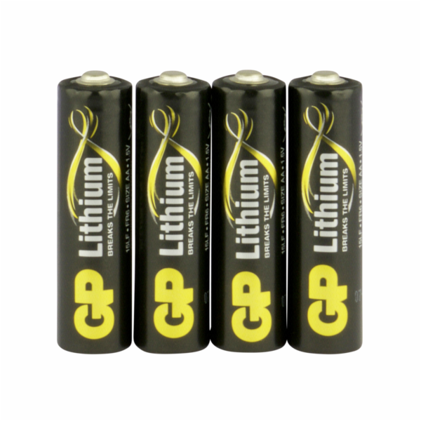 1x4 GP Lithium Mignon 1,5V AA                     07015LF-C