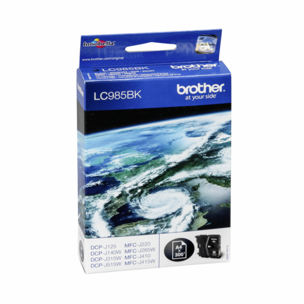 BROTHER LC-985BK Ink Black pre DCP-J125, 1315W, J515W