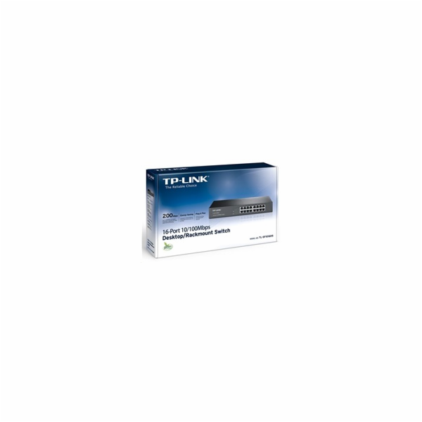 TP-Link switch TL-SF1016DS (16x100Mb/s, fanless)