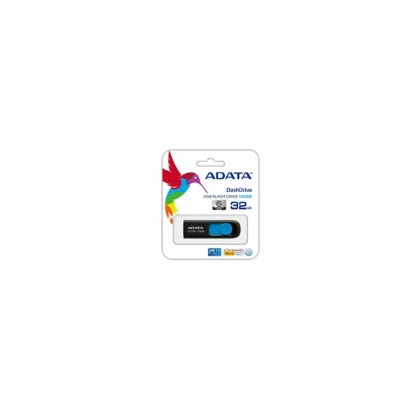 ADATA Flash Disk 32GB UV128, USB 3.1 Dash Drive (R:40/W:2...