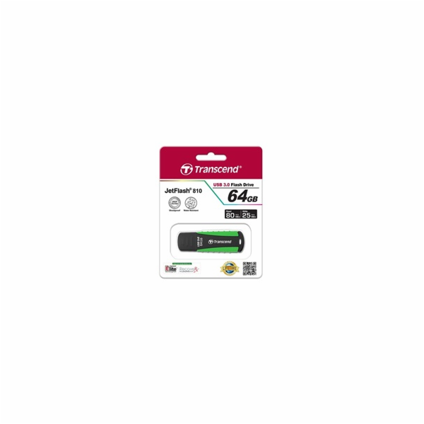 Transcend 64GB JetFlash 810, USB 3.1 (Gen 1) flash disk, ...