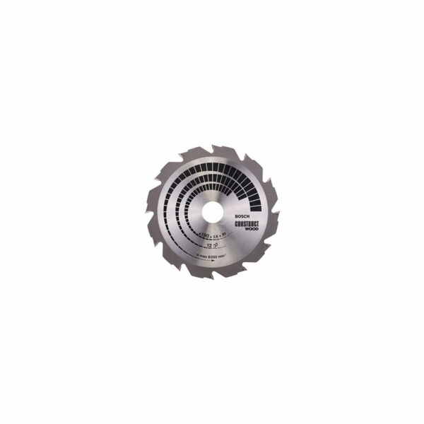 Pilový kotouč Bosch Construct Wood, O 190 mm, 12T