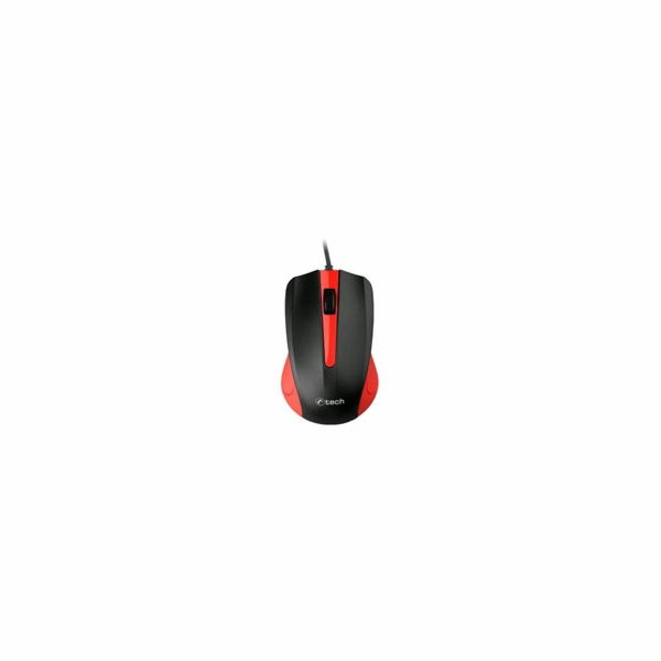 C-TECH WM-01R myš, červená, USB