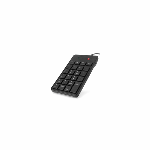 C-TECH klávesnice numerická KBN-01, 23 kláves, USB slim b...