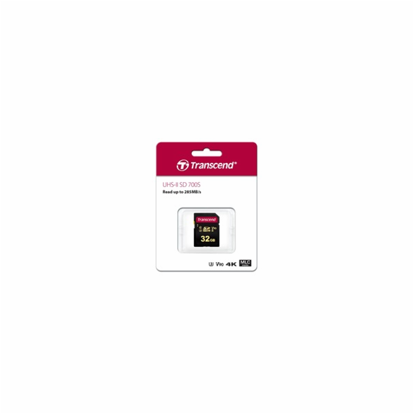 Transcend SDHC 700S         32GB Class 10 UHS-II U3 V90