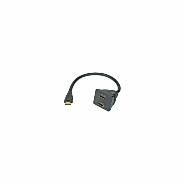 PREMIUMCORD Adaptér HDMI M - 2x F (rozdvojka, 1.3)