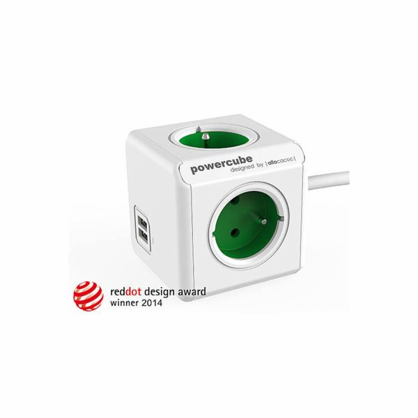POWERCUBE Extended USB Green 1,5m