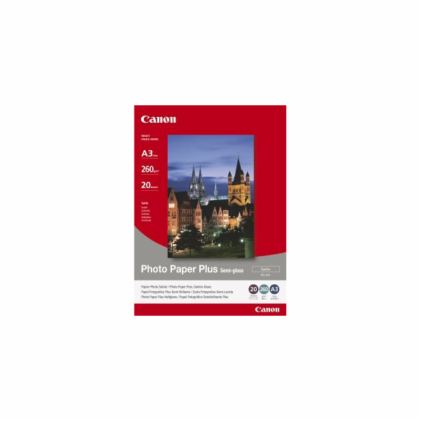 Canon fotopapír SG-201/ A3/ Pololesklý/ 20ks