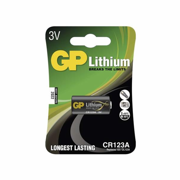 Lithiová baterie GP CR123A