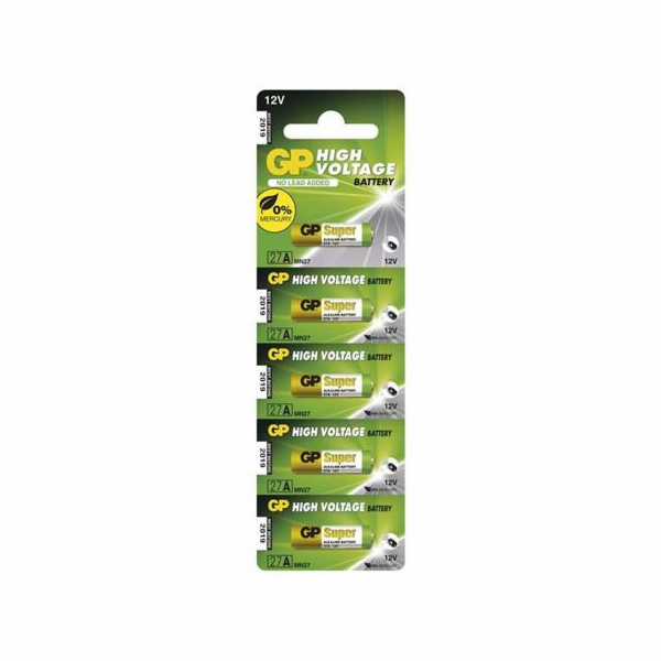 Alkalická Baterie GP 5x 27A