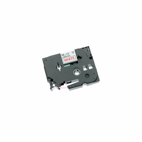 Brother TZE-232, červený tisk bílý podklad 8 m x 12 mm Br...