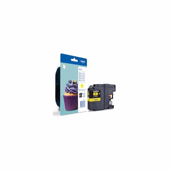 BROTHER INK LC-123Y yellow cca 600