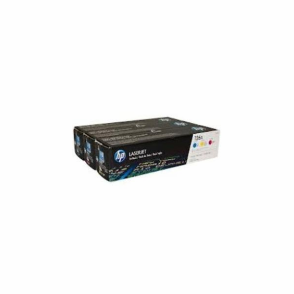 HP 131A CMY LJ Toner, 3-pack, U0SL1AM (1,800 / 1,800 / 1,...