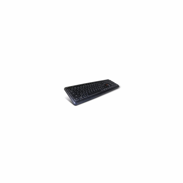 C-TECH klávesnice KB-102 PS/2, slim, black, CZ/SK
