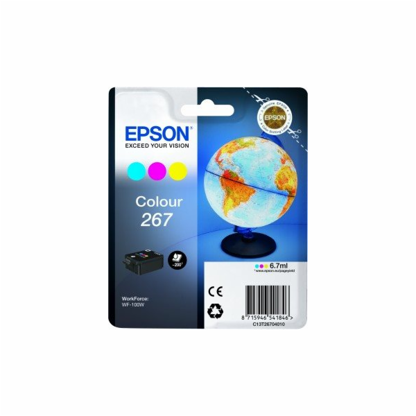 EPSON ink bar Singlepack "Globus" Colour 267 ink cartridg...