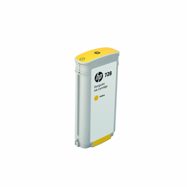 HP 728 130-ml Yellow DesignJet Ink Cartridge