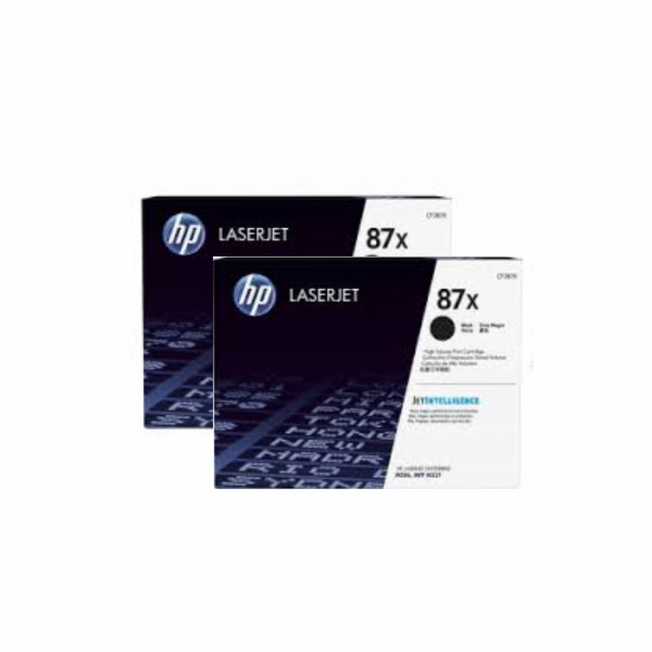 HP 87X 2-pack High Yield Black Original LaserJet Toner Ca...