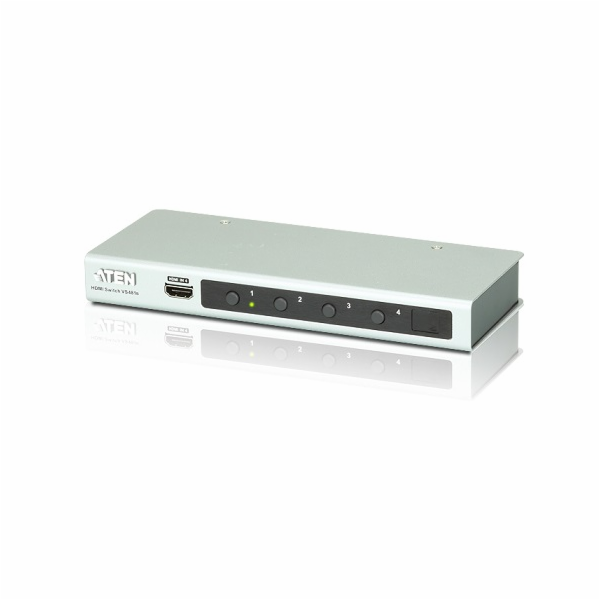 ATEN VS-481B 4-portový HDMI přepínač s dálkovým ovládáním...