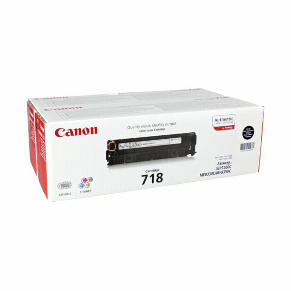 CANON Toner CRG-718Bk BLACK duo