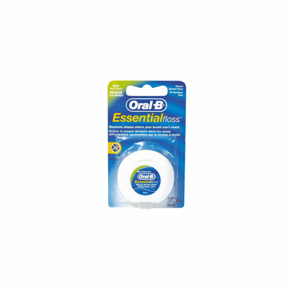 Oral-B EssentialFloss Mint Wax Dentální nit, 50 m