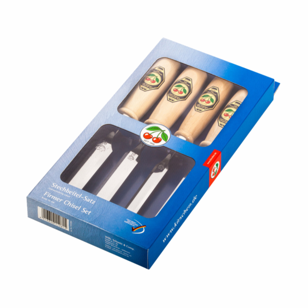 Kirschen Firmer Chisel Set 4pcs 1181 SB in Display Box  1...
