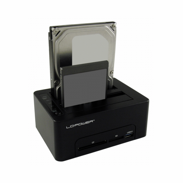 LC Power LC-DOCK-U3-CR HDD docking station CF/SD card r