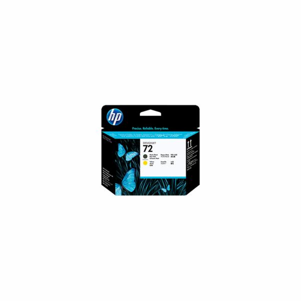 HP 72 Black matte + Yellow DJ Printhead, C9384A