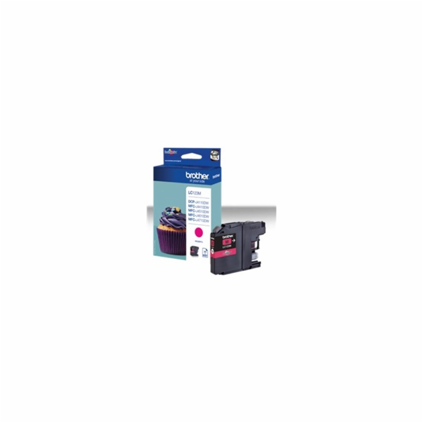 BROTHER INK LC-123M magenta cca 600