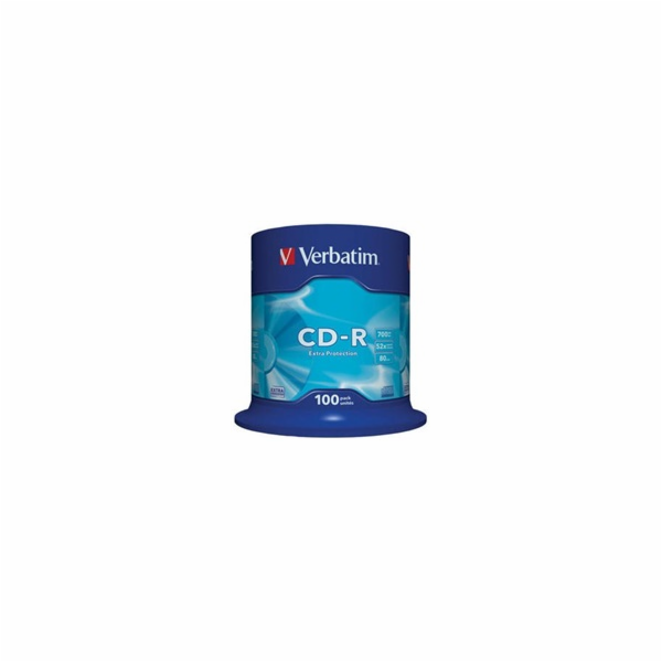 VERBATIM CD-R(100-Pack)Spindle/EP/DL/52x/700MB