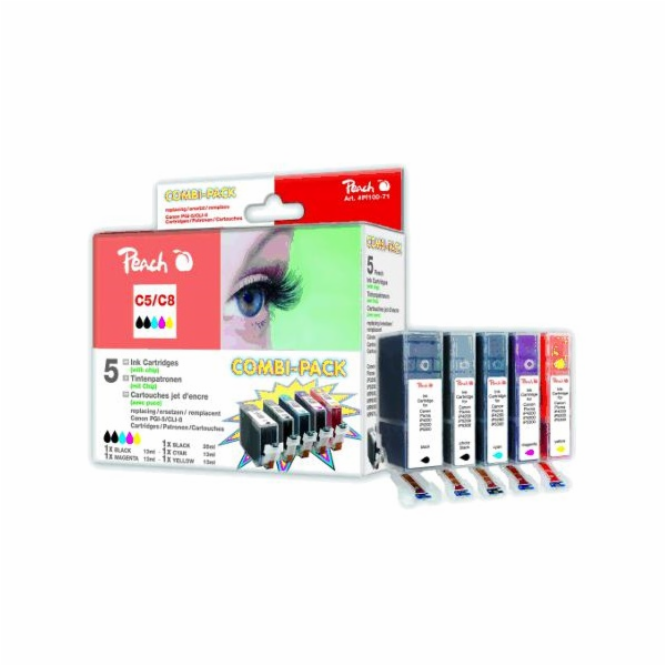 PEACH Multi pack CLI-8,PGI-5,(PI100-71)