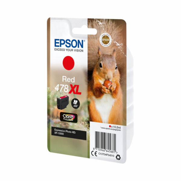 Epson cartridge cervena Claria Photo HD 478 XL    T 04F5