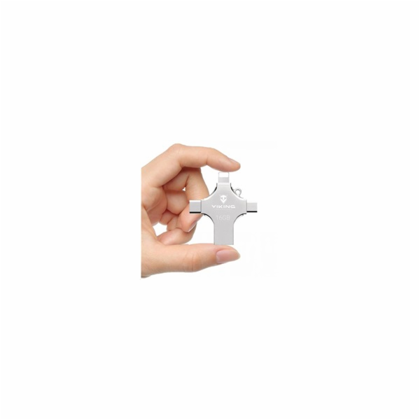 Viking USB Flash disk 3.0 4v1 s koncovkou Lightning/Micro...