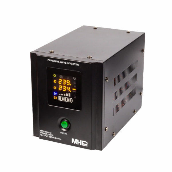 MHPower MPU-500-12 UPS 500W 12V čistý sinus, záložní zdroj